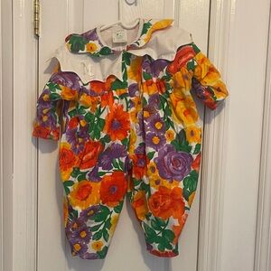 Floral Kids One Piece